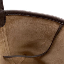 将图像加载到图库查看器中，The Row N/S Park Tote Bag Brown Leather Size Small
