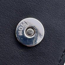 将图像加载到图库查看器中，MCM Studded Chain Shoulder Bag Black/Red Leather
