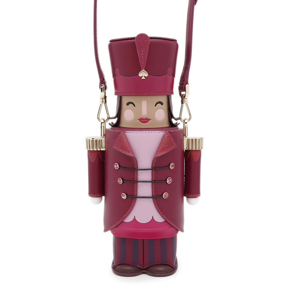 Kate Spade Ohwattsfan Soldier Shoulder Purple/PinkKJ074 Leather