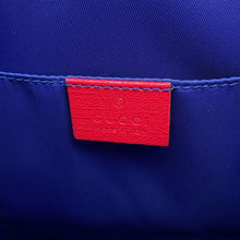 将图像加载到图库查看器中，GUCCI Jetson Tote Bag Children&#39;s Navy/Red605614 PVC Coated Canvas Leather
