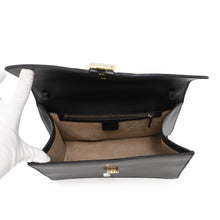 将图像加载到图库查看器中，GUCCI Cherie Line Sylvie 2wayHandbag Black431665 Leather
