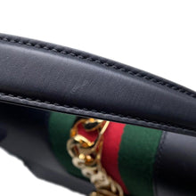 将图像加载到图库查看器中，GUCCI Cherie Line Sylvie 2wayHandbag Black431665 Leather
