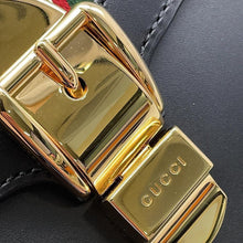将图像加载到图库查看器中，GUCCI Cherie Line Sylvie 2wayHandbag Black431665 Leather
