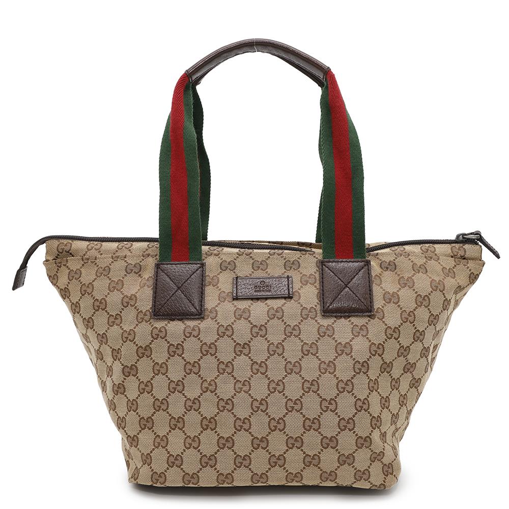 GUCCI GG Canvas Tote Bag Beige131230 GG Canvas
