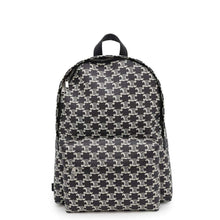 Load image into Gallery viewer, CELINE ★Triomphe Backpack Black/White188382FSZ PVC Coated Canvas Leather
