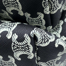 Load image into Gallery viewer, CELINE ★Triomphe Backpack Black/White188382FSZ PVC Coated Canvas Leather
