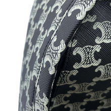 Load image into Gallery viewer, CELINE Triomphe Backpack Black/White188382FSZ PVC Coated Canvas Leather

