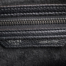 将图像加载到图库查看器中，CELINE ★Luggage Shopper Black189793 Leather Size micro
