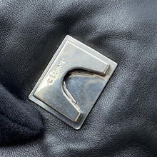 将图像加载到图库查看器中，CELINE Pillow Bag Black Leather
