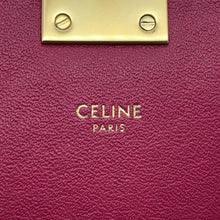 Load image into Gallery viewer, CELINE ★C-C Chain Shoulder Bag Pink188403 Leather Size Small
