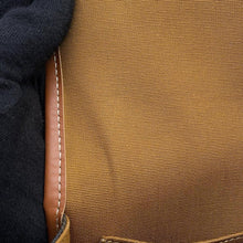 将图像加载到图库查看器中，CELINE Triomphe Folco Shoulder Bag Tan191502 PVC Coated Canvas Leather Size Medium
