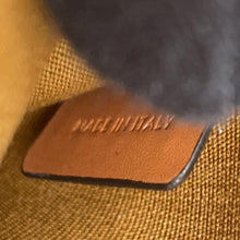 将图像加载到图库查看器中，CELINE Triomphe Folco Shoulder Bag Tan191502 PVC Coated Canvas Leather Size Medium
