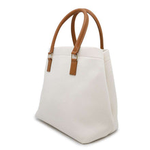 Load image into Gallery viewer, CELINE Horizontal Cabas White/Brown192162BNZ.02NT Canvas Leather
