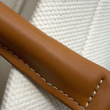 Load image into Gallery viewer, CELINE Horizontal Cabas White/Brown192162BNZ.02NT Canvas Leather
