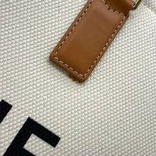 Load image into Gallery viewer, CELINE Horizontal Cabas White/Brown192162BNZ.02NT Canvas Leather
