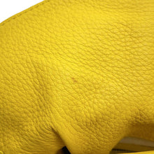 Load image into Gallery viewer, LOEWE Flamenco Knot Shoulder Bag Yellow334.30.K63 Leather Size Small
