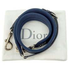 将图像加载到图库查看器中，Dior Vibe 2WAY Bowling Bag White/NavyM6209OOBR Leather Rubber Size Small
