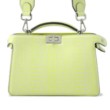 将图像加载到图库查看器中，FENDI Peekaboo I.C.U. X-Cross Yellow7VA582 Leather Size Mini
