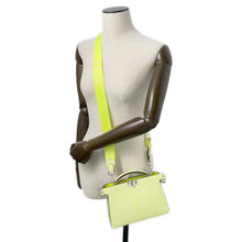 将图像加载到图库查看器中，FENDI Peekaboo I.C.U. X-Cross Yellow7VA582 Leather Size Mini
