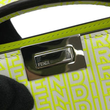 将图像加载到图库查看器中，FENDI Peekaboo I.C.U. X-Cross Yellow7VA582 Leather Size Mini
