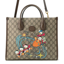 Load image into Gallery viewer, GUCCI GG Supreme 2WAY Tote Bag Disney collaboration Beige/Brown648134 PVC Leather
