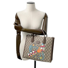 Load image into Gallery viewer, GUCCI GG Supreme 2WAY Tote Bag Disney collaboration Beige/Brown648134 PVC Leather
