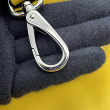 将图像加载到图库查看器中，PRADA Triangle Clutch Bag Yellow2NE054 Leather

