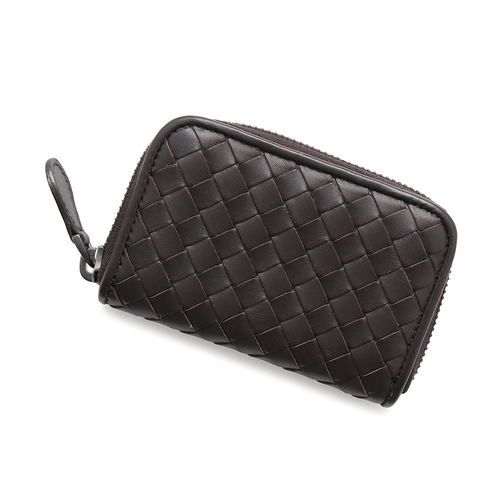 Bottega Veneta INTRECCIATO Coin purse Brown114075 Leather