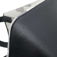 将图像加载到图库查看器中，HERMES H Ambie Tote Bag Black/Ecru Toile H Swift Leather Size GM
