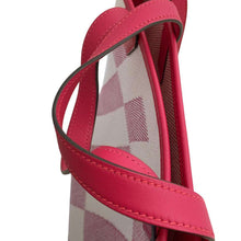 Load image into Gallery viewer, HERMES H Ambie Tote Bag Framboise/Ecru Toile H Swift Leather Size PM
