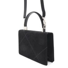 Load image into Gallery viewer, Ferragamo Top Handle 2way Bag Black21-9767 suede
