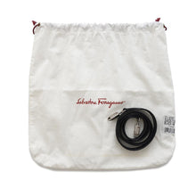 Load image into Gallery viewer, Ferragamo Top Handle 2way Bag Black21-9767 suede
