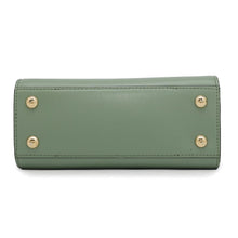 将图像加载到图库查看器中，Ferragamo Vara Ribbon 2way Bag Light Green21 I282 Leather
