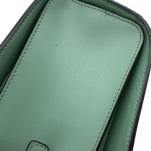 将图像加载到图库查看器中，Ferragamo Vara Ribbon 2way Bag Light Green21 I282 Leather
