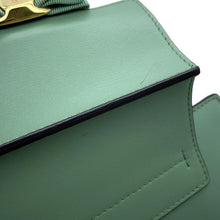 将图像加载到图库查看器中，Ferragamo Vara Ribbon 2way Bag Light Green21 I282 Leather
