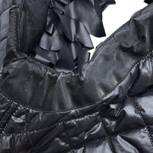 Load image into Gallery viewer, CHANEL Sports line hooded vest Size 38 BlackP36696 Polyurethane70% Nylon30%
