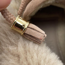 Load image into Gallery viewer, LOUIS VUITTON Monogram lace-up shoes Jasmin Flower Mouton suede Size 37 1/2
