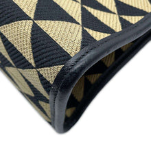 Load image into Gallery viewer, PRADA Symbol Tote Bag Beige/Black1BA356 Canvas Size Large
