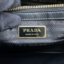 Load image into Gallery viewer, PRADA Symbol Tote Bag Beige/Black1BA356 Canvas Size Large
