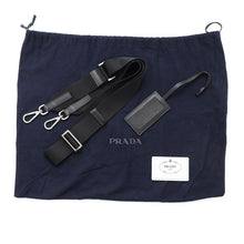 Load image into Gallery viewer, PRADA 2way Briefcase BlackVA0871 Saffiano LeatherLeather Nylon
