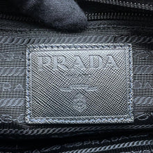 将图像加载到图库查看器中，PRADA CamouflagePattern Shoulder Bag Khaki/Black Nylon
