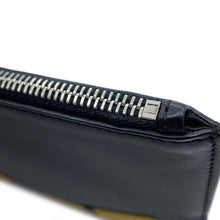 Load image into Gallery viewer, FENDI Monster Clutch Bag Black/Yellow7N0078 Leather
