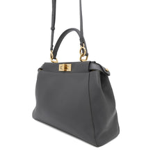Load image into Gallery viewer, FENDI Peekaboo 2wayBag Gray8BN226 Leather Size regular
