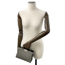 Load image into Gallery viewer, FENDI Peekaboo ICUXCross 2wayBag Gray7VA582 Leather
