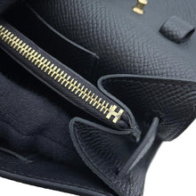 Load image into Gallery viewer, HERMES Kelly wallet long to go Black Epsom
