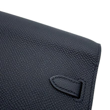 Load image into Gallery viewer, HERMES Kelly wallet long to go Black Epsom
