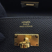 Load image into Gallery viewer, HERMES Kelly wallet long to go Black Epsom
