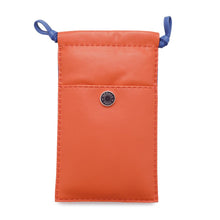 Load image into Gallery viewer, HERMES pillow phone case Orange Poppy/Blue France Lambskin
