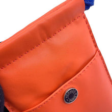 Load image into Gallery viewer, HERMES pillow phone case Orange Poppy/Blue France Lambskin
