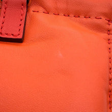 Load image into Gallery viewer, HERMES pillow phone case Orange Poppy/Blue France Lambskin
